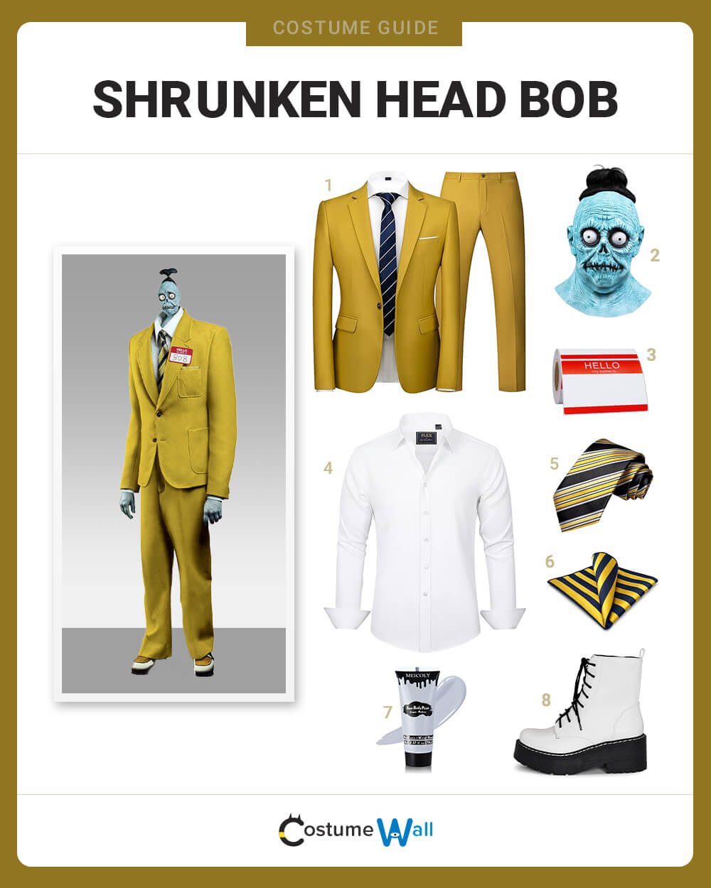 Shrunken Head Bob costume guide