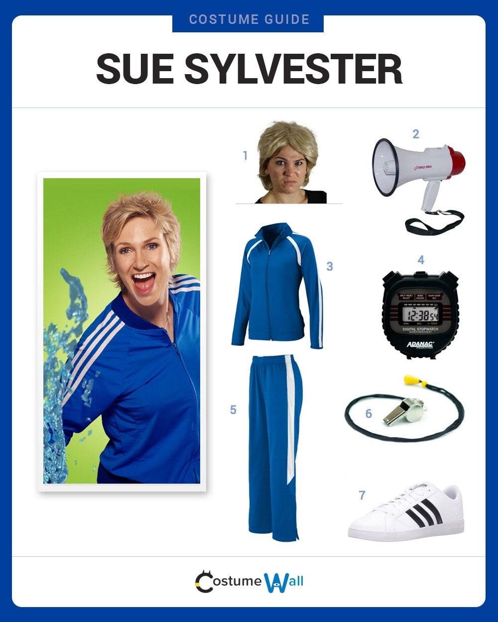 Sue Sylvester costume guide