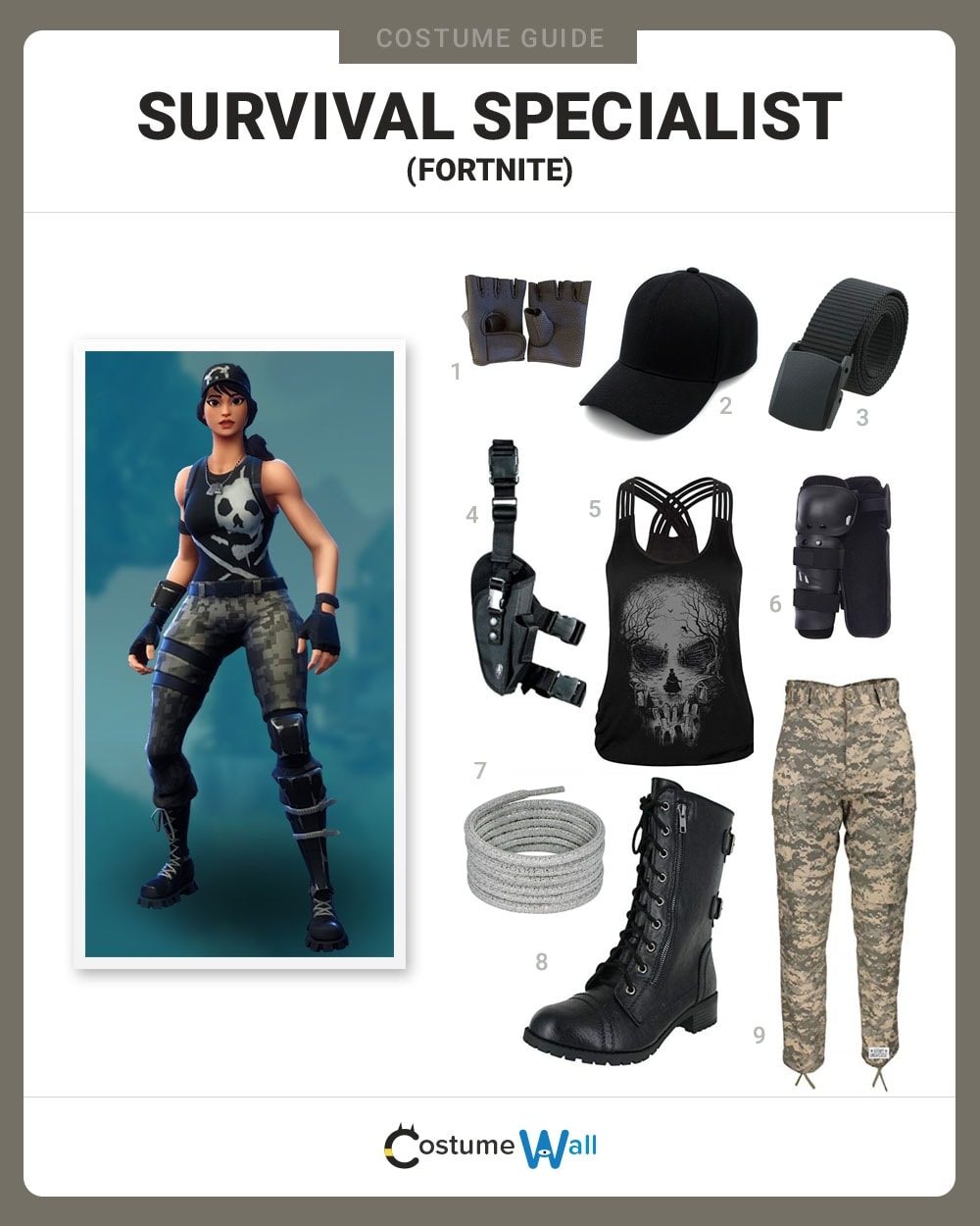 Survival Specialist  costume guide