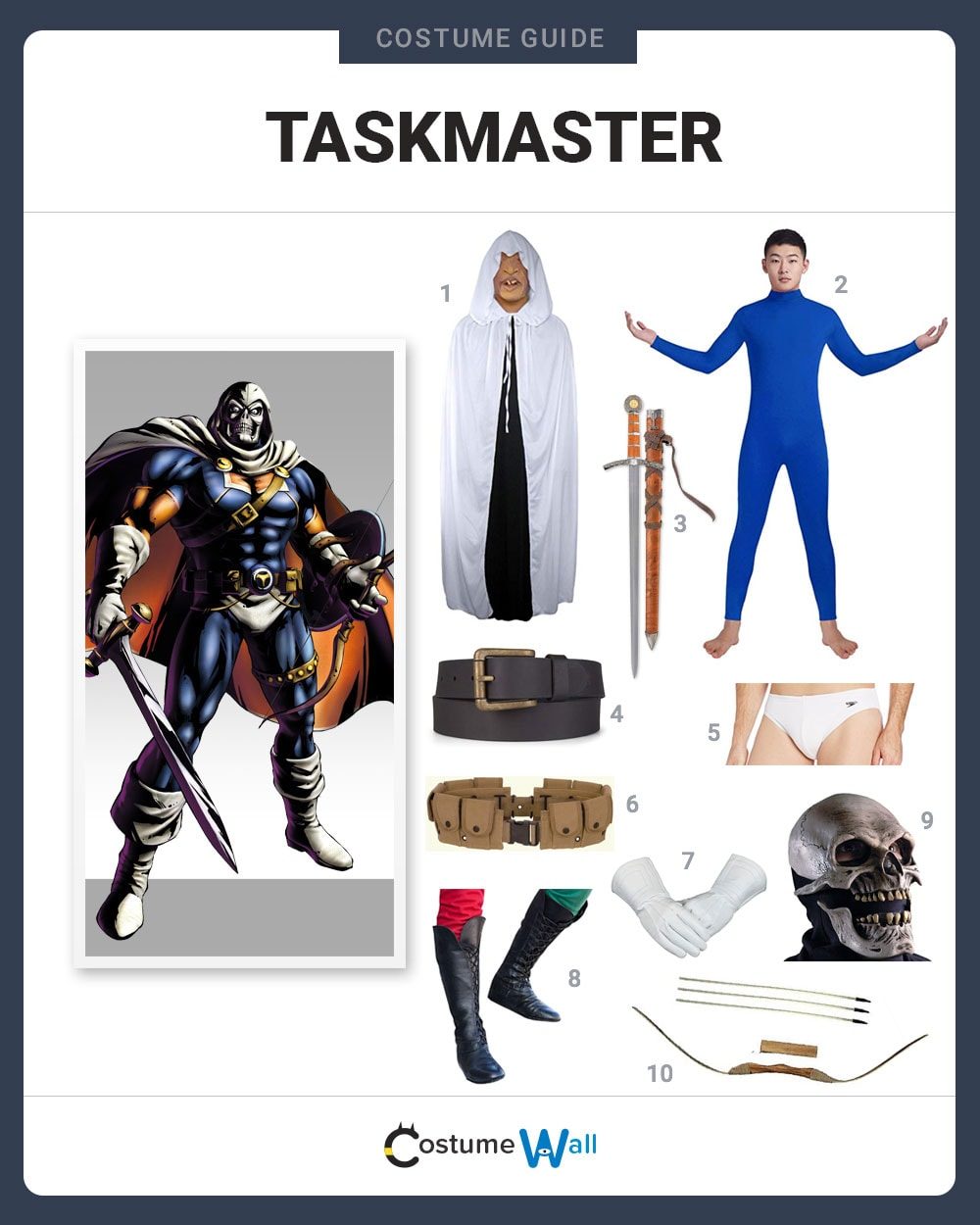 Taskmaster costume guide