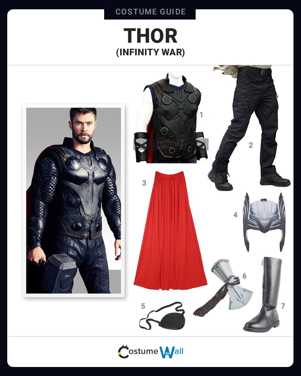 Thor (Infinity War) costume guide