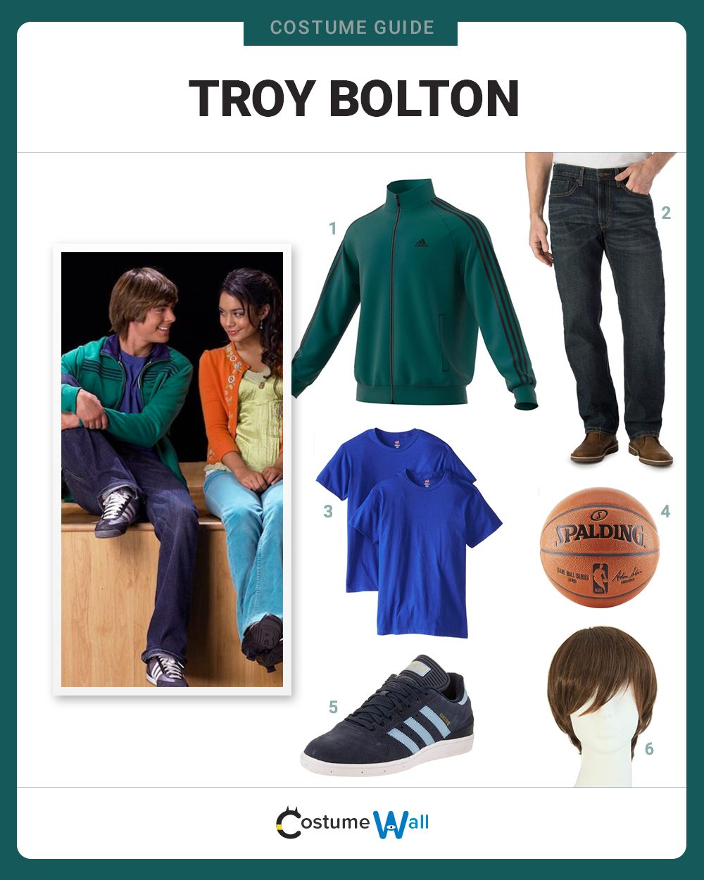 Troy Bolton Costume