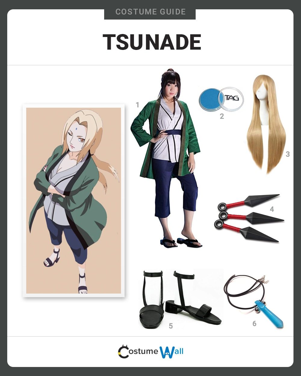 Tsunade costume guide
