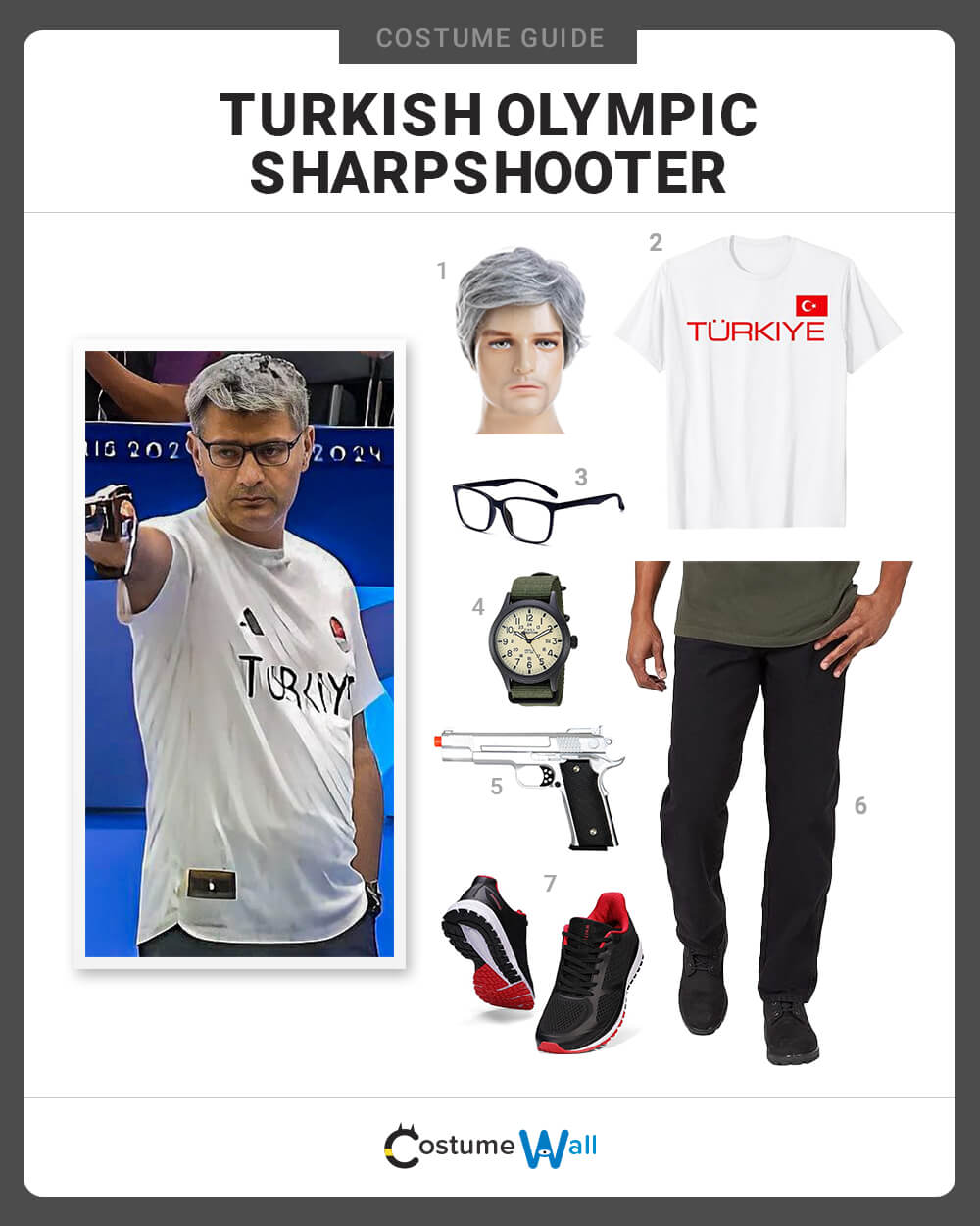 Turkish Olympic Sharpshooter Costume