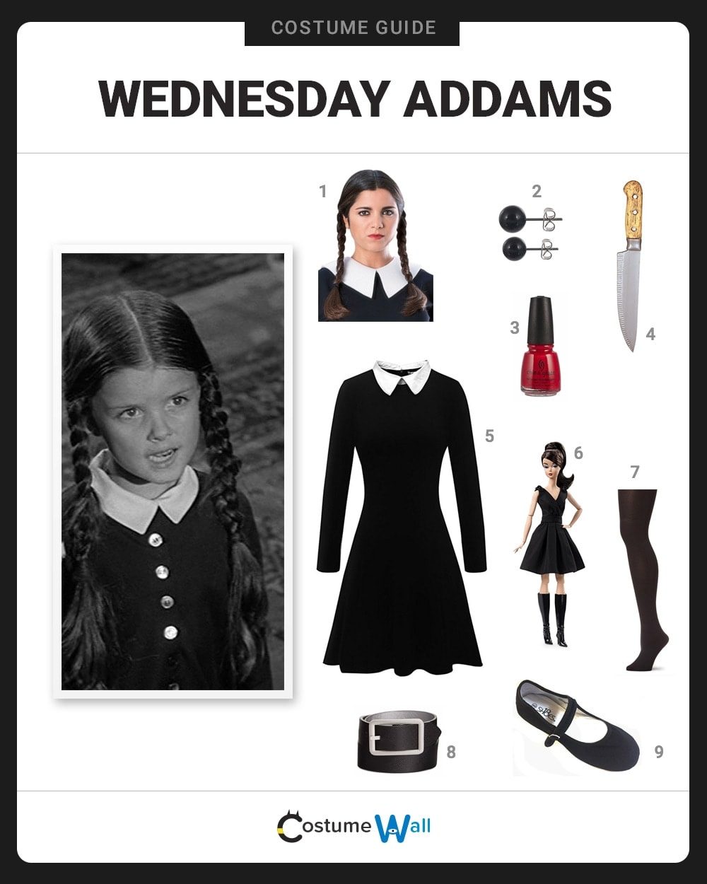 Wednesday Addams costume guide