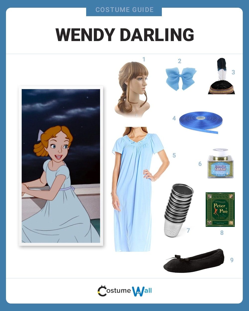 light blue wendy darling dress Like Costume The matching blue satin location_shoes Petite Button Front Sleeveless General Size:UK 10 - EU 38 - US 6