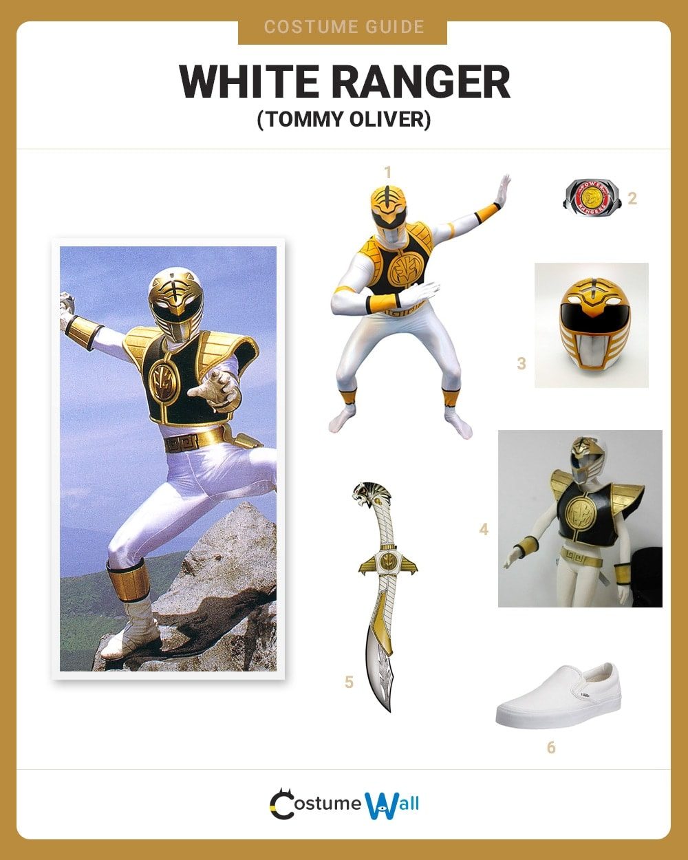 White Ranger Costume