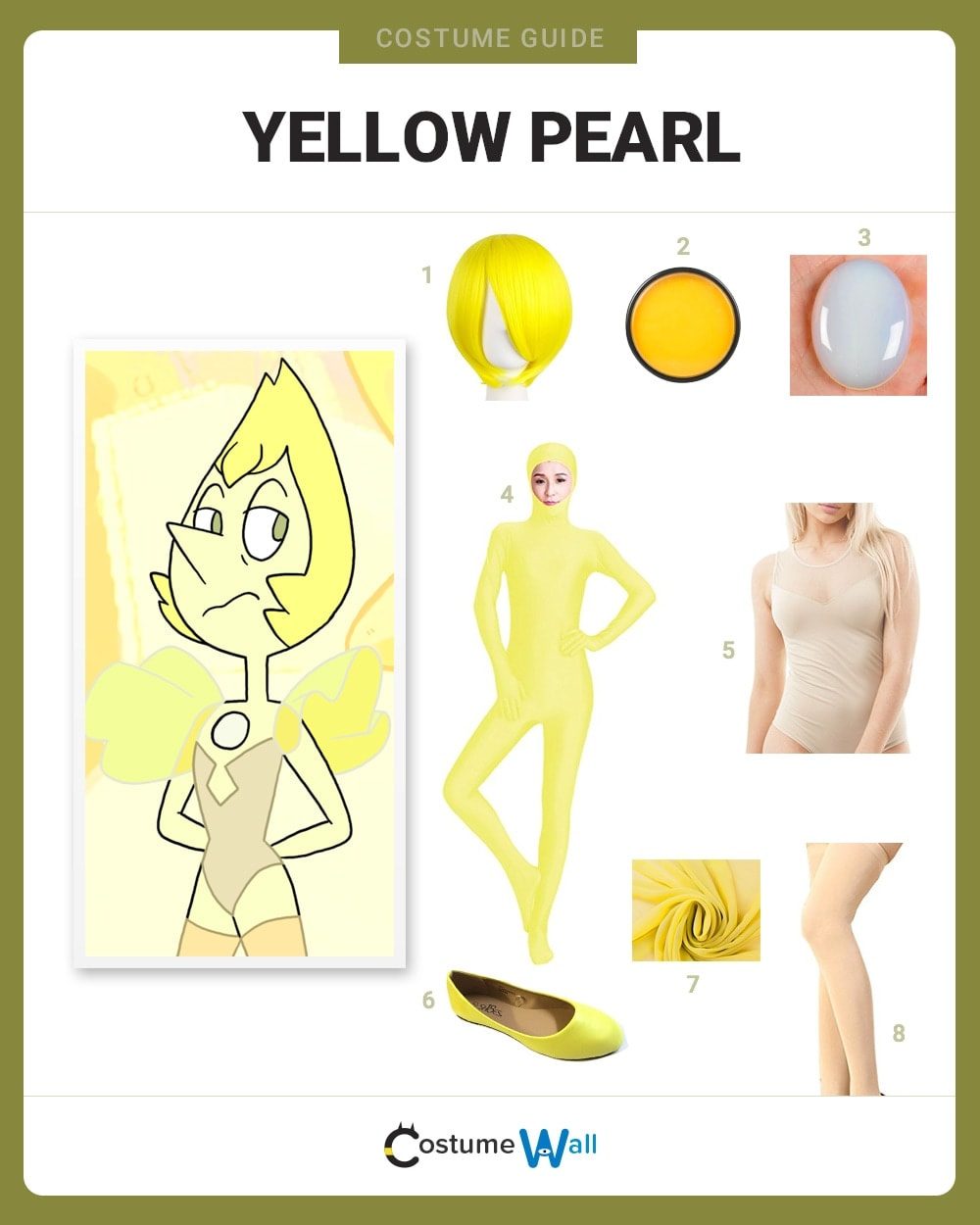 Yellow Pearl costume guide