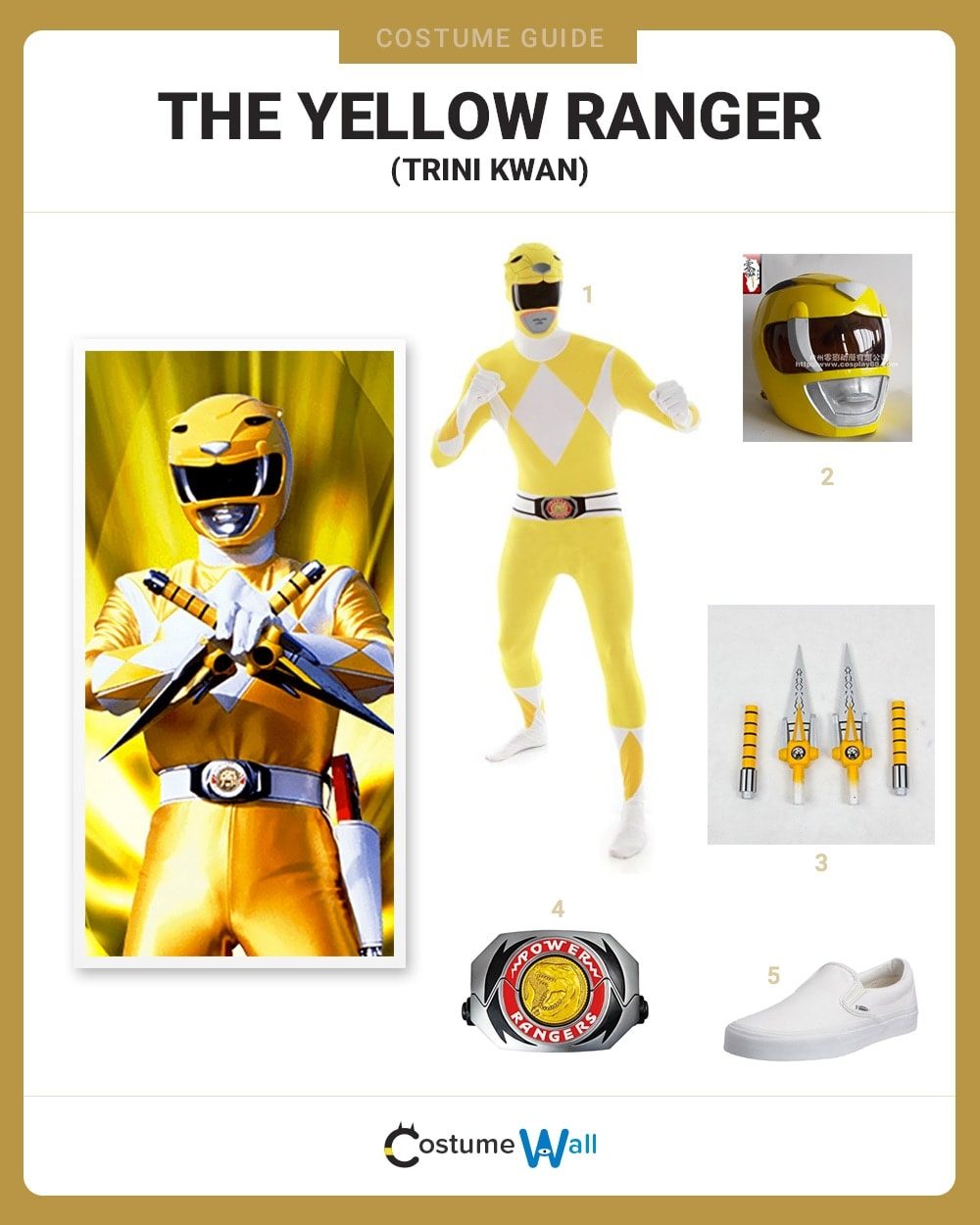 Yellow Ranger Costume