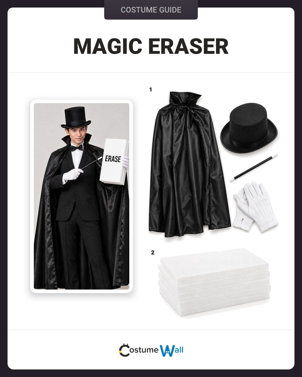 Magic Eraser costume guide