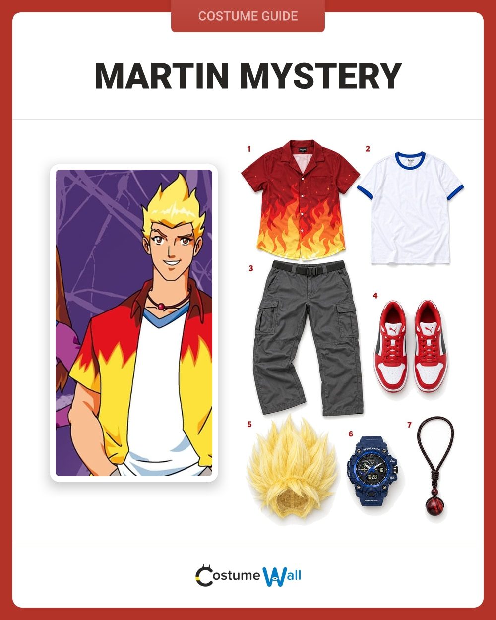 Martin Mystery costume guide