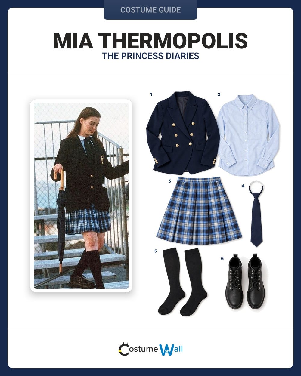 Mia Thermopolis — The Princess Diaries costume guide