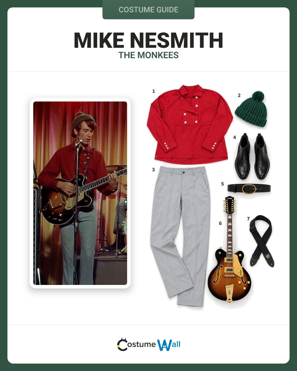 Mike Nesmith costume guide