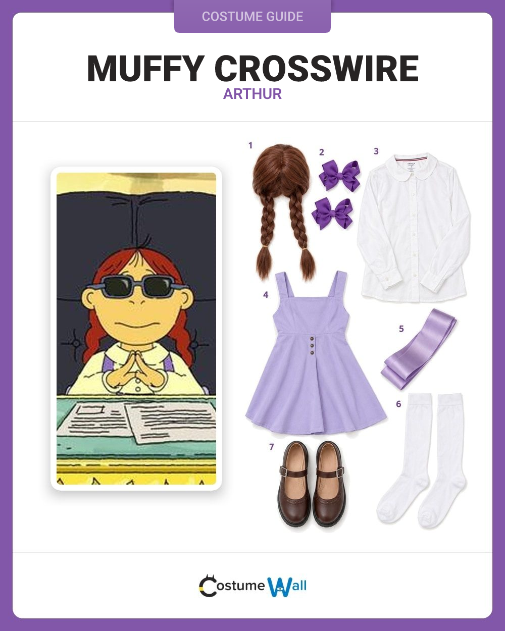 Muffy Crosswire (Arthur) costume guide