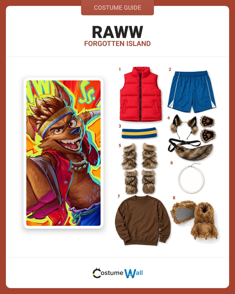 Raww costume guide