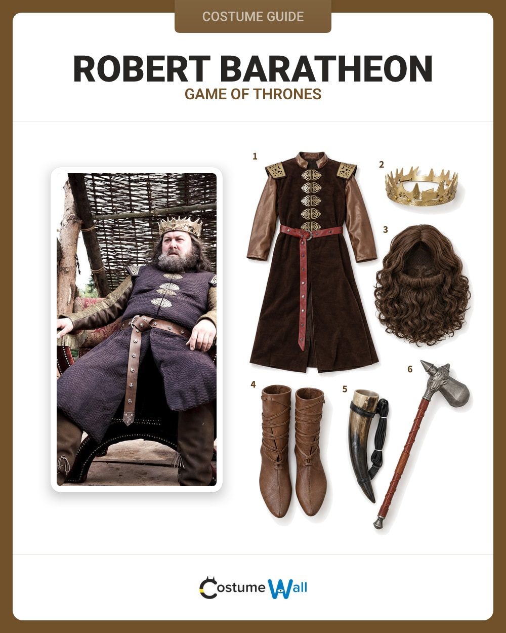 Robert Baratheon costume guide