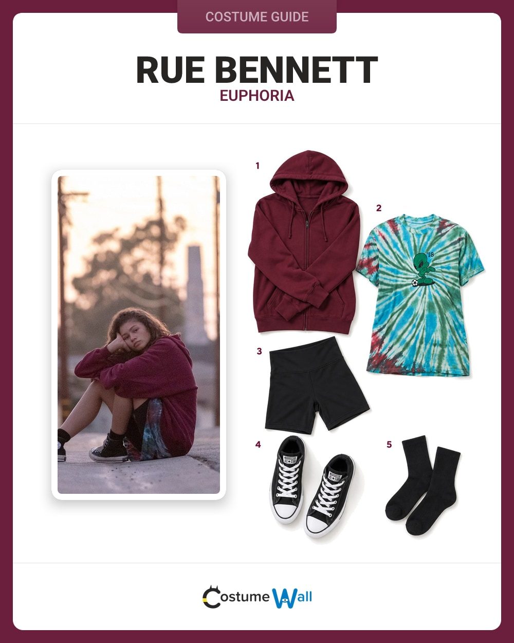 Rue Bennett costume guide