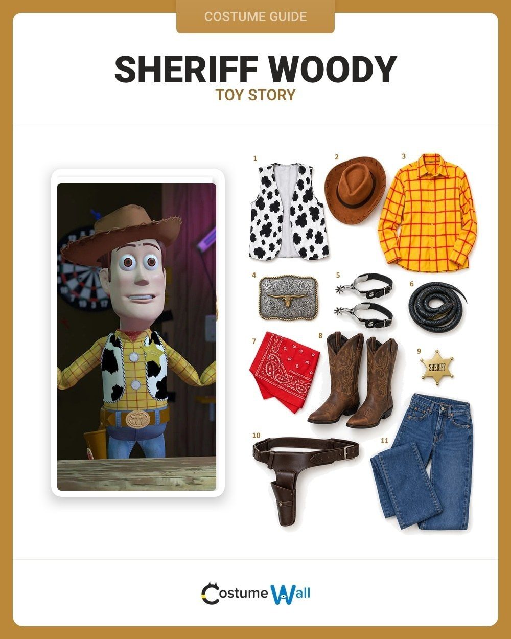 Sheriff Woody Costume