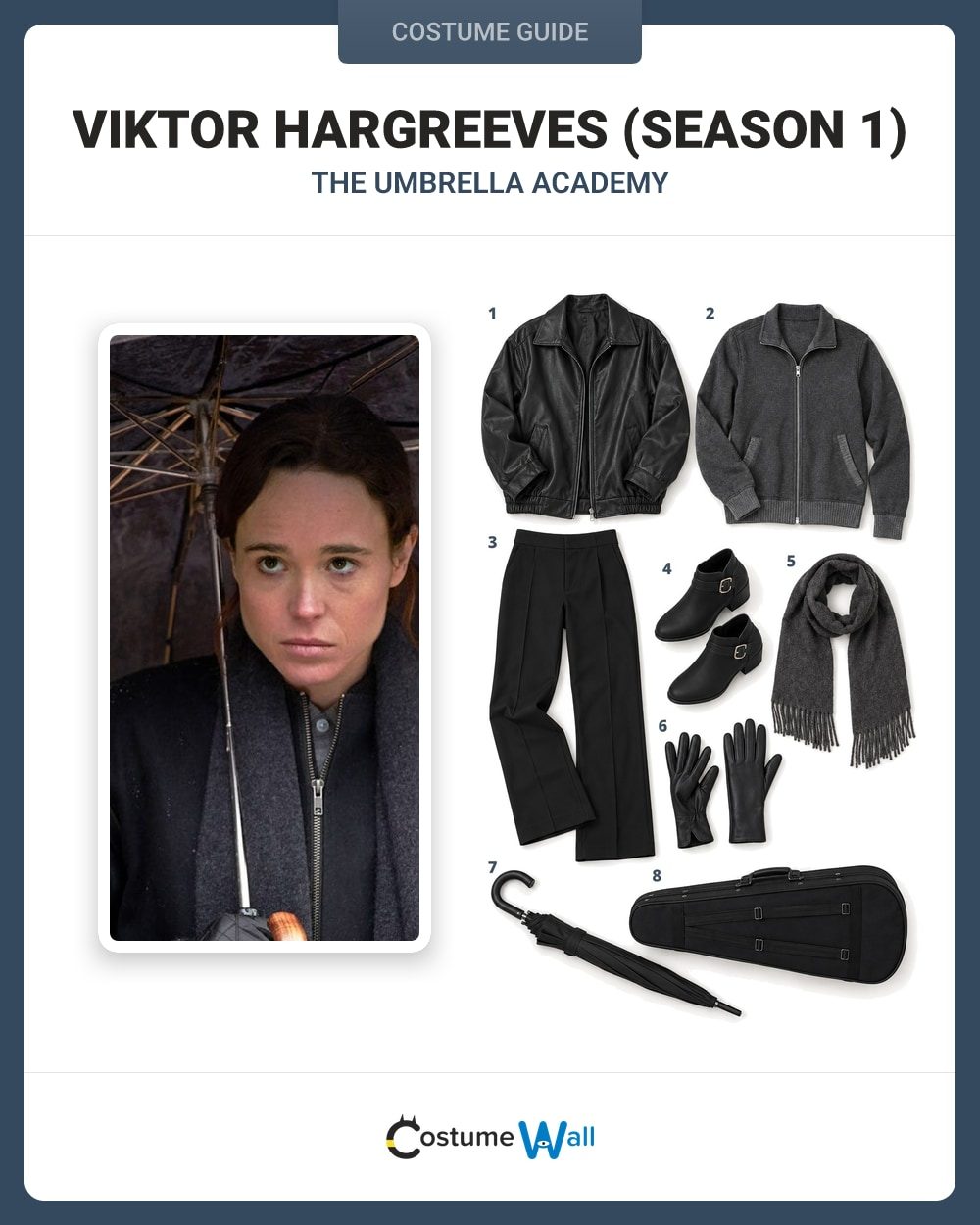 Viktor Hargreeves (Season 1) costume guide